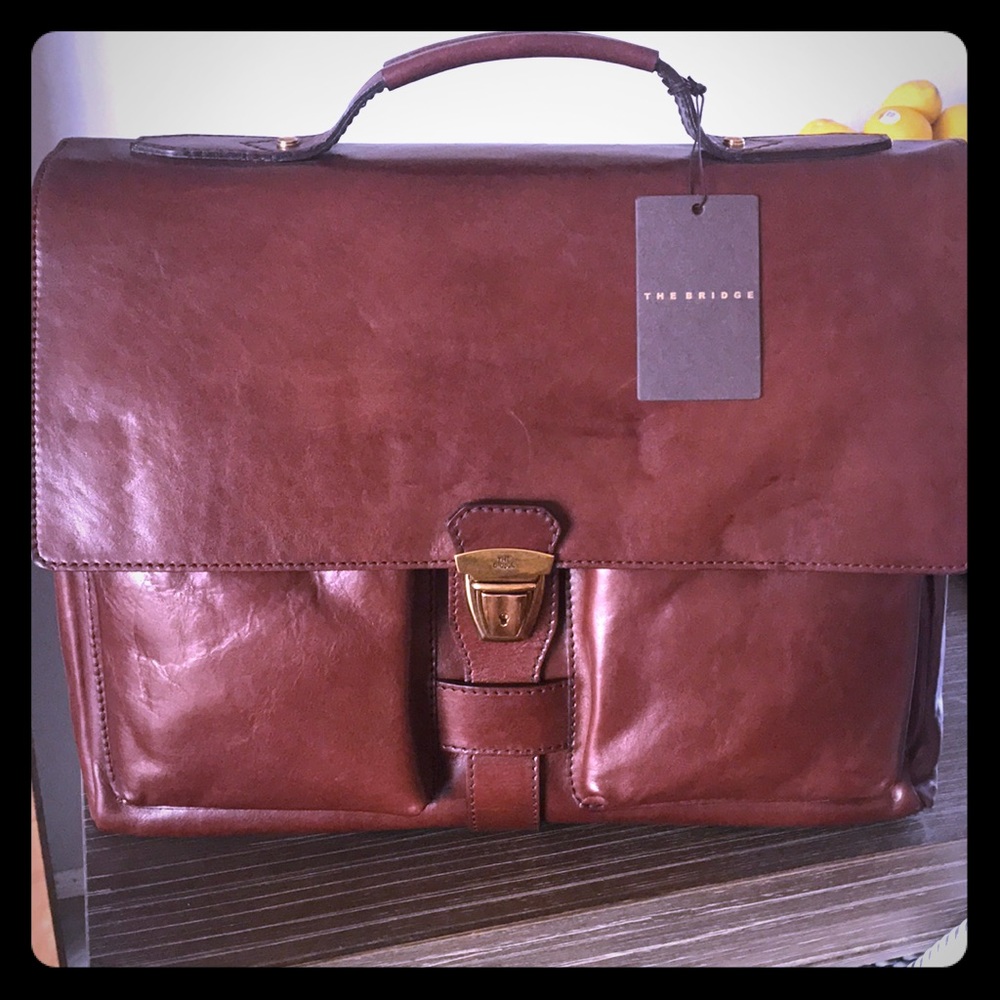 THE BRIDGE Story Uomo Briefcase leather brown